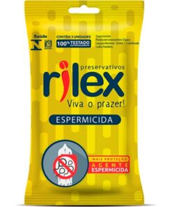 PRESERVATIVO COM ESPERMICIDA C/ 3 UN - RILEX