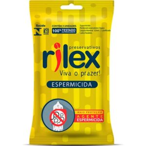 PRESERVATIVO COM ESPERMICIDA C/ 3 UN - RILEX