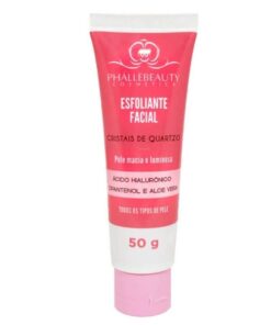 GEL ESFOLIANTE FACIAL PHALLEBEAUTY - CRISTAIS DE QUARTZO