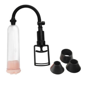 BOMBA PENIANA MANUAL COM 3 ANEIS + VAGINA (BB015)