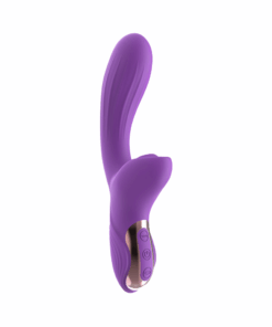Magnus -Vibrador com estimulo no ponto G +pulsação no clitóris- 10 intensidades (1155) roxo
