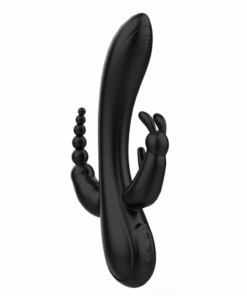 Lorenzo -Vibrador rabitt triplo- 7 intensidades (1230) preto