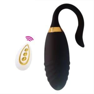 Cápsula vibratória com controle sem fio - 12 intensidades (1505) preto
