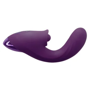 Ryan -Vibrador com pulsação no clitóris e vibração no ponto G- 10 intensidades (7452) roxo