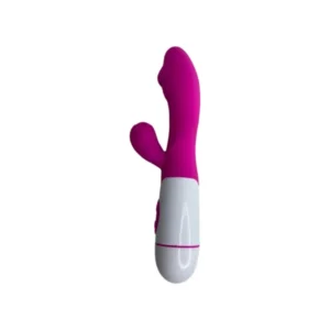 Bruce -VIBRADOR com estimulo no PONTO G e clitóris- 30 intensidades (4020) pink