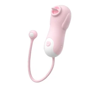 Cápsula vibratória em formato de cachorro 10 intensidades (1503) rosa