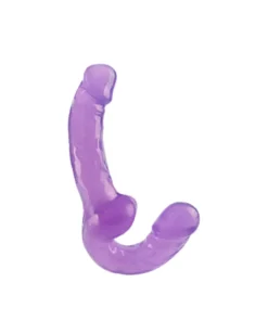PÊNIS STRAPLESS REALÍSTICO CASAL 23,5 x 3.6 x 4.2 cm (MLVP2167M) roxo
