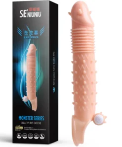 Capa peniana com cerdas massageadoras (MLNA1533)