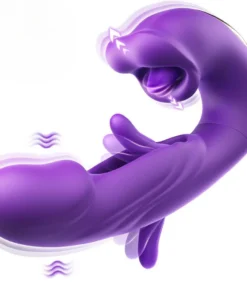Gregori -Vibrador com vibração+pulsação- 7 intensidades (8788) roxo