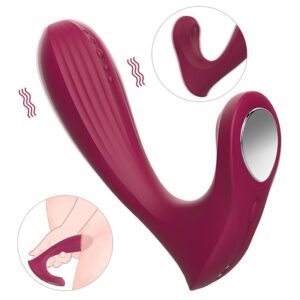 Vibrador de Ponto G e estimulo clitoriano com 9 vibração S-Hande (7014) (v4)