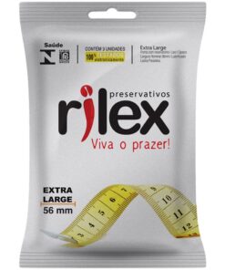 PRESERVATIVO EXTRA LARGE (56 MM DE DIÂMETRO) - RILEX