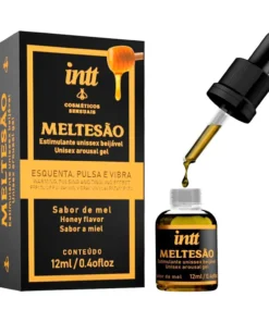 MELTESÃO ESTIMULANTE UNISSEX BEIJÁVEL QUE ESQUENTA, PULSA E VIBRA 12ML INTT