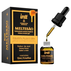 MELTESÃO ESTIMULANTE UNISSEX BEIJÁVEL QUE ESQUENTA, PULSA E VIBRA 12ML INTT