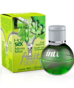 Fruit Sexy Gel Beijável Sabor Menta 40ml Intt