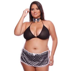 FANTASIA PLUS SIZE GARÇONETE MIL TOQUES (4820 ) - GG