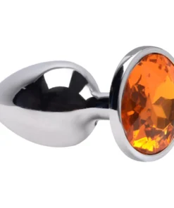 PLUG ANAL COM JOIA redonda tamanho – p (5845) dourado