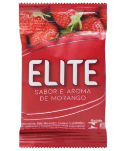 Preservativo Elite Morango 03 Unidades Blowtex