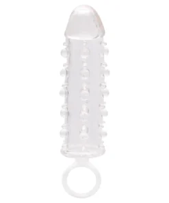 Capa Peniana Estimuladora com anel escrotal (KT821) transparente