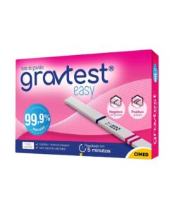 GRAVTEST EASY - TESTE DE GRAVIDEZ (RESULTADO EM 5 MIN) - CIMED