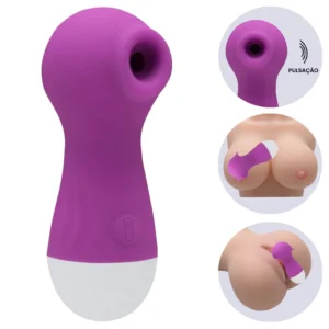 passarinho -vibrador de clitóris com pulsação USB- 10 intensidades (1061) roxo