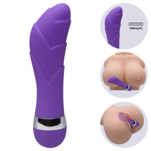 Plinio -Vibrador Com Relevo Em Ondas Multivelocidade (005) ROXO