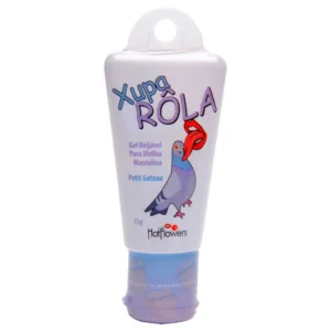 Xupa Rola Gel Beijável Masculino (Chocolate Petit Gateau)15G Hot Flowers