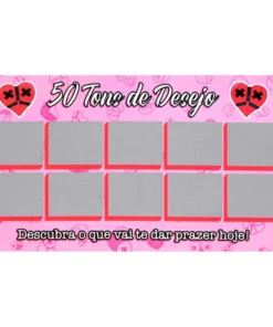 Raspadinha 50 Tons De Desejo 01 Unidade Sensual Love