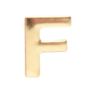 Letra Metal para Calcinha Personalizável (F)