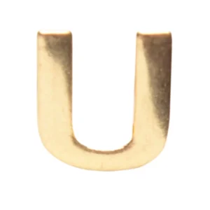 Letra Metal para Calcinha Personalizável (U)