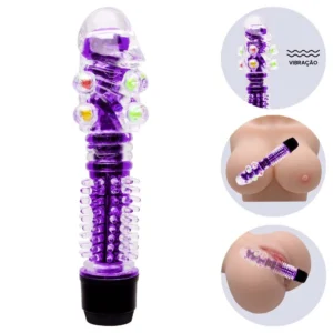 Davi -Vibrador Personal Capa Texturizada- multivelocidade (5462) roxo