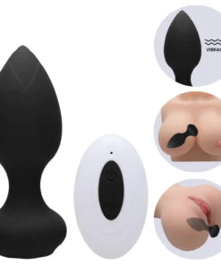 Plug Anal 10 Vibrações Controle Sem Fio Youvibe (PL131) PRETO