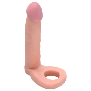Anel Companheiro 14 X 2,9 Silicone (7725) beje com a glande rosada