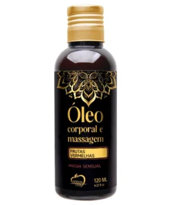 Óleo Corporal Para Massagem 120Ml (frutas vermelhas) Sensual Love