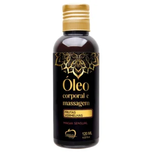Óleo Corporal Para Massagem 120Ml (frutas vermelhas) Sensual Love