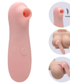 Vibrador de clitóris com pulsação 10 intensidades (022) rosa