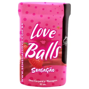 Love Balls Beijável 02 Unidades (sensação) Sensual Love