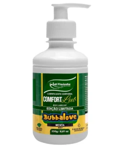 Lubrificante Tamanho Econômico Confort-Lub Bubbalove menta 250g