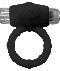 Anel Silicone Flexível Com Vibração (009) PRETO