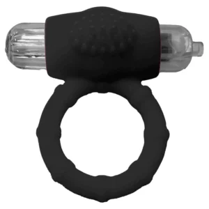 Anel Silicone Flexível Com Vibração (009) PRETO