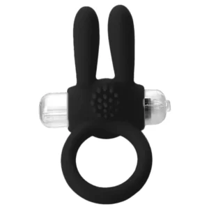 Anel Silicone Vibração Rabbit (AN011) PRETO