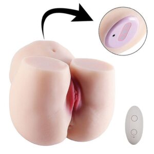 Masturbador Masculino - Formato Bunda com Sucção na vagina 4-RCT (7791) bege