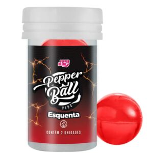 Bolinha Pepper Ball Plus 2 unidades (esquenta) - Pepper Blend