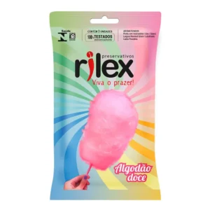 Preservativo Algodão Doce 03 Unidades Rilex