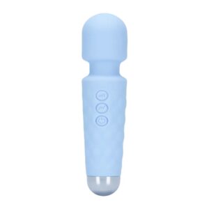 Vibrador varinha mágica com 10 vibração (3122)  Azul Bebê