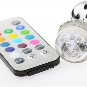 Plug de Metal com LED 13 Cores Tamanho Grande