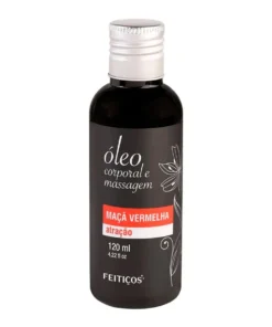 ÓLEO CORPORAL E MASSAGEM MAÇA VERMELHA 120ML – FEITIÇOS AROMÁTICOS