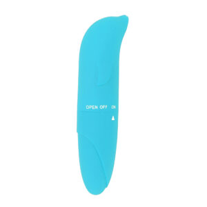 Gregori -VIBRADOR PONTO G GOLFINHO AVELUDADO 01 intensidade- azul claro