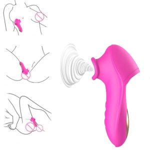 Vibrador de clitóris com pulsação 10 intensidades (1059)