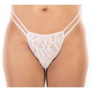 CUELCINHA RENDADA COM LATERAL DUPLA TIFFANY COLEÇÃO AQUENDAR PIMENTA SEXY (9206) branca