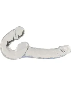 PÊNIS STRAPLESS REALÍSTICO CASAL 23,5 x 3.6 x 4.2 cm (MLVP2167M) transparente